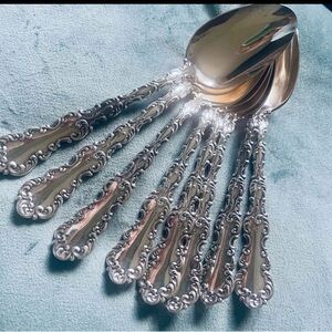 Elegant Haddon Hall “Louis” by Eatons Silver Plate Spoons
